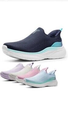 Women Slip on Walking Shoes Hands Free Non-Slip Lightweight Breathable Sneakers
